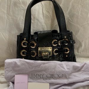 Authentic Jimmy Choo patent leather mini bag